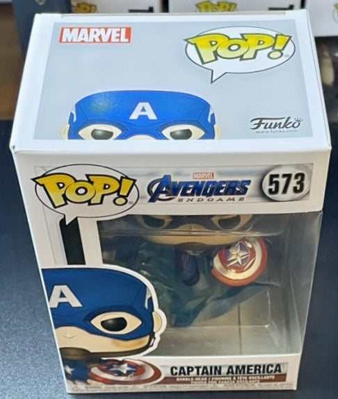 Avengers Endgame Captain America with Broken Shield Funko Pop! Vinyl Figure #573 image 5