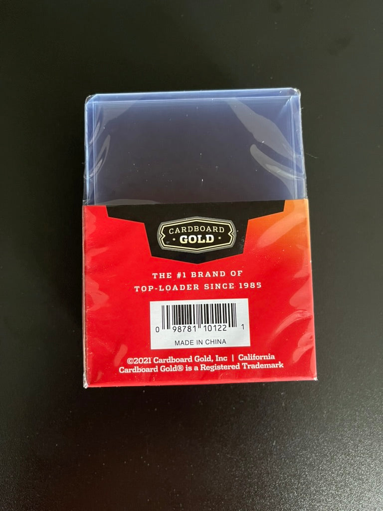 Cardboard Gold 3x4 Top-Loader for Standard Size Cards (25 ct) image 1