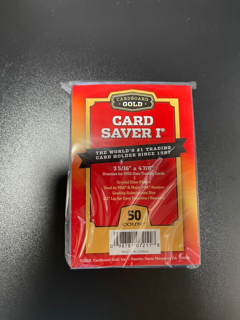 Cardboard Gold Card Saver 1 – Semi Rigid Holders (50 ct)
