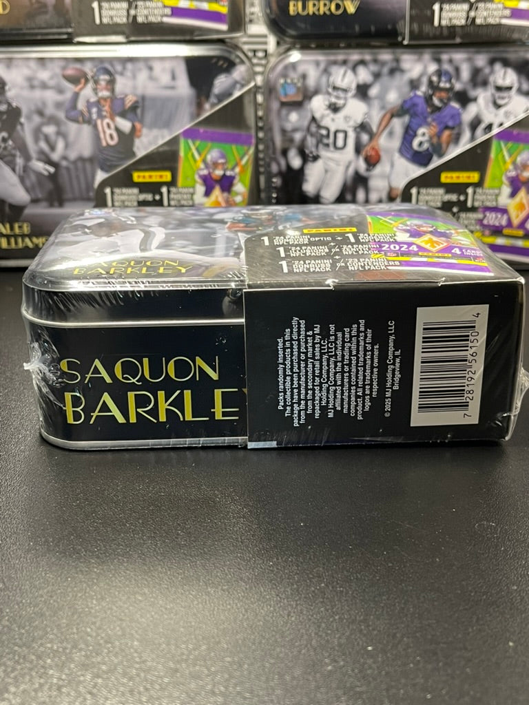 Saquon Barkley '25 NFL MJ Holding TIN - Includes 2023-24 Panini Packs image 2