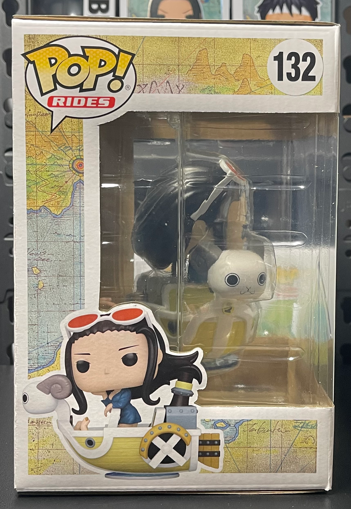 Funko Pop! Rides Deluxe One Piece Nico Robin with Mini Merry II #132 (SDCC) image 2