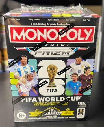 Monopoly Panini Prizm FIFA World Cup Trading Cards Booster Box image 0