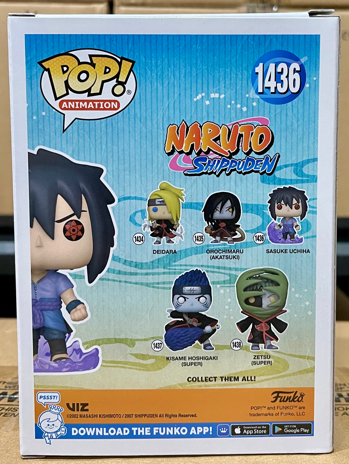 Naruto: Shippuden Sasuke Uchiha Funko Pop! Vinyl Figure #1436 image 3