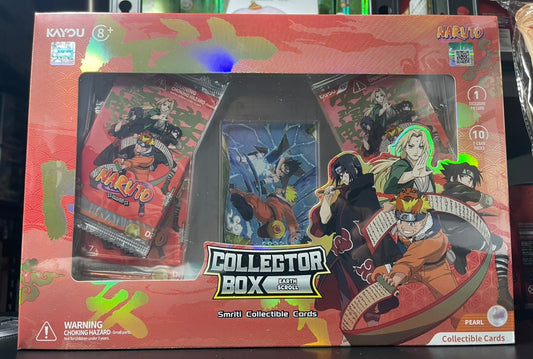 Naruto Smriti Cards Earth Scroll Series 2 Collector Box 10 Packs + Promo