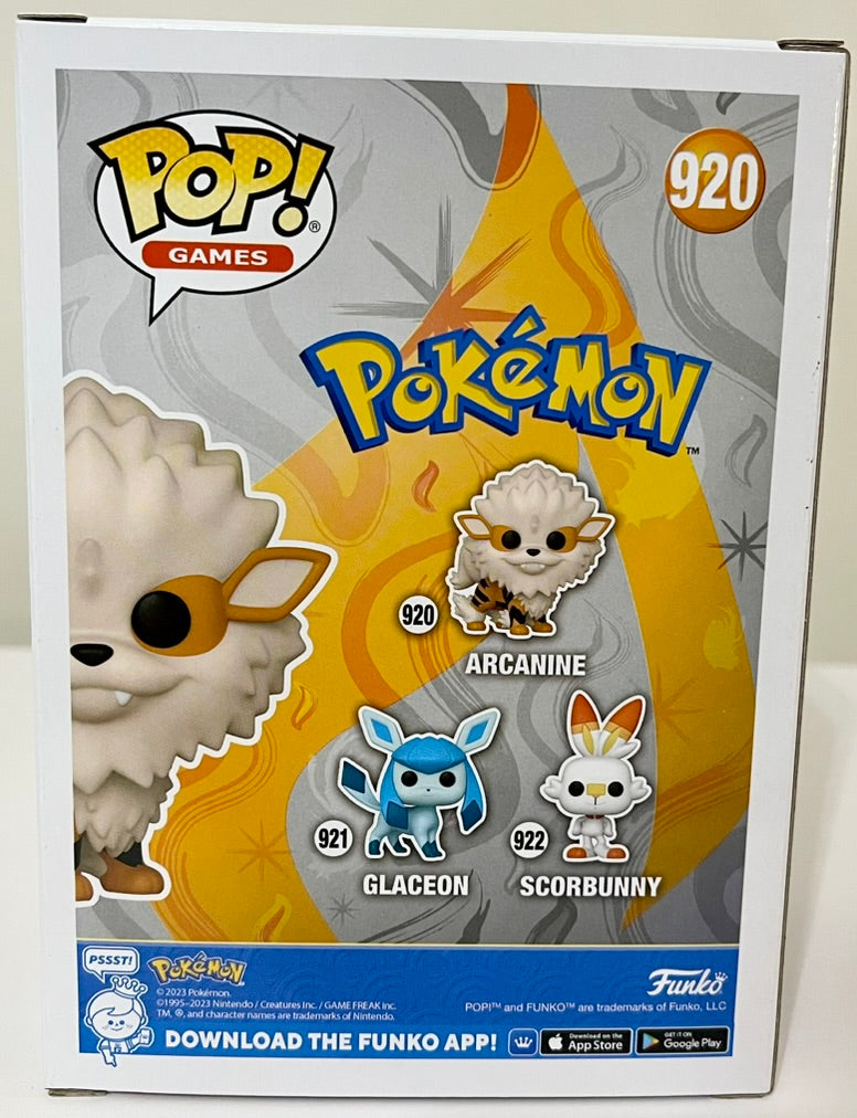 Pokemon Arcanine Funko Pop! Vinyl Figure #920 image 3