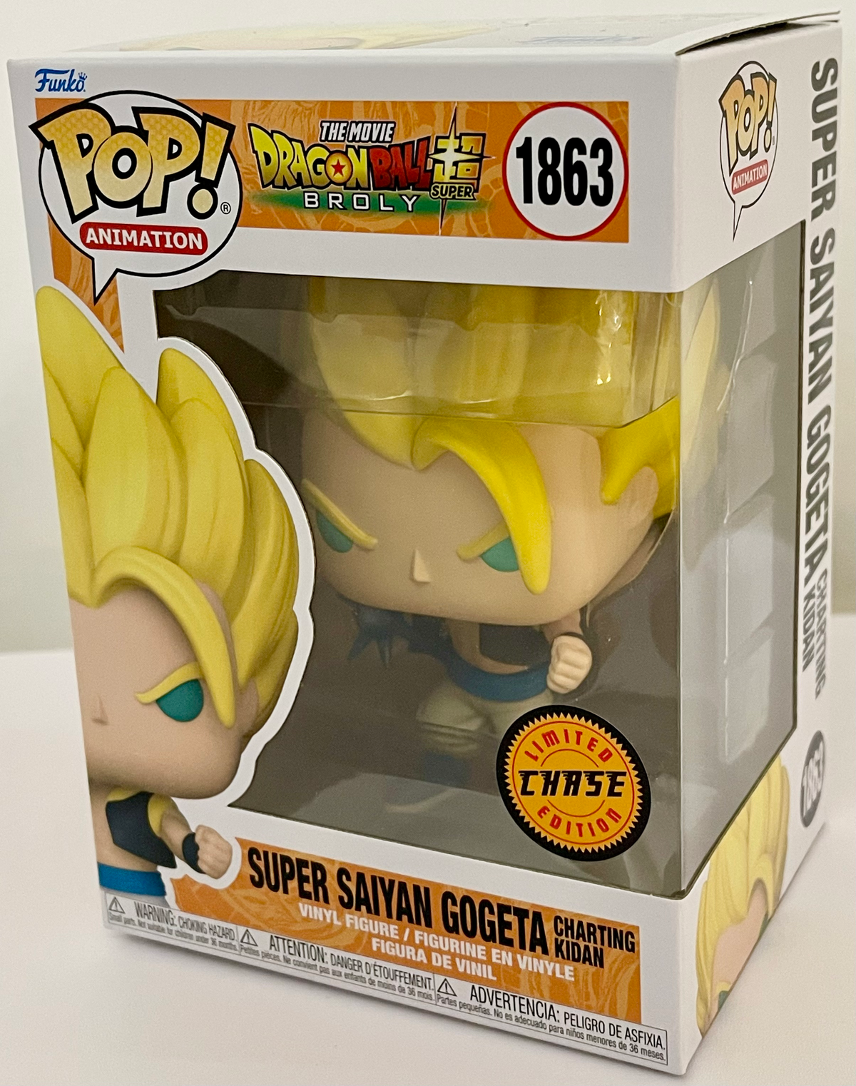 Dragon Ball Super: Broly Gogeta Funko Pop! Vinyl Figure #1863 - CHASE image 1