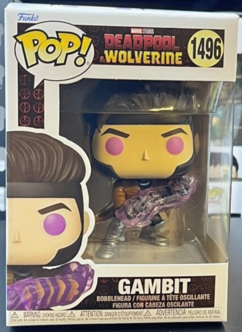 Deadpool & Wolverine Gambit Funko Pop! Vinyl Figure #1496 image 0
