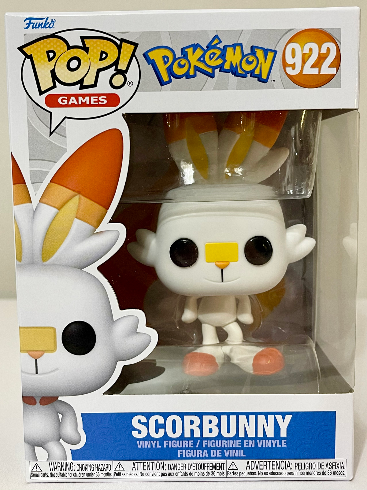Pokémon Scorbunny Funko Pop! Vinyl Figure #922 image 0