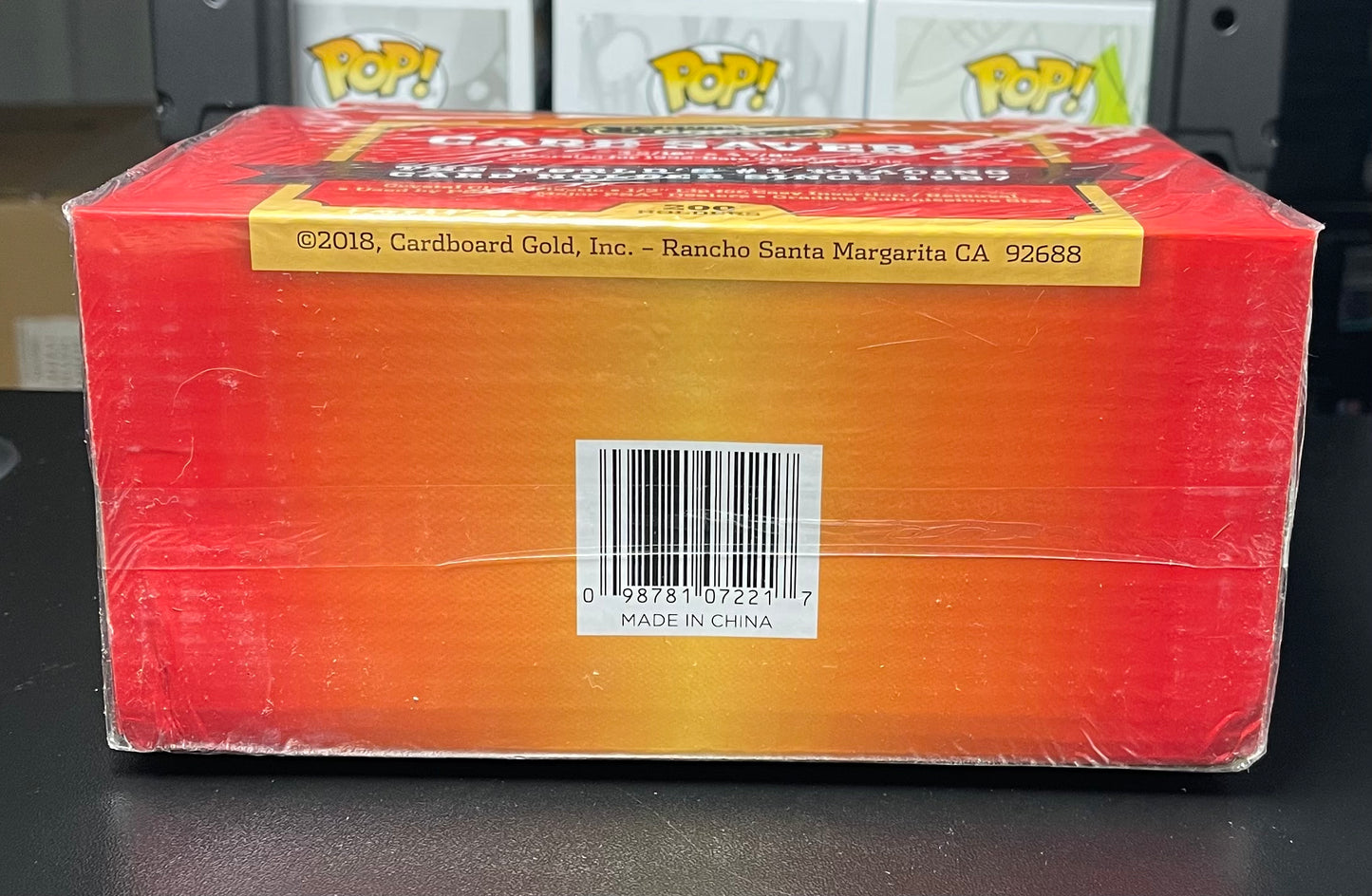 Cardboard Gold Card Saver 1 – 200ct Box | CBG Semi-Rigid Holders