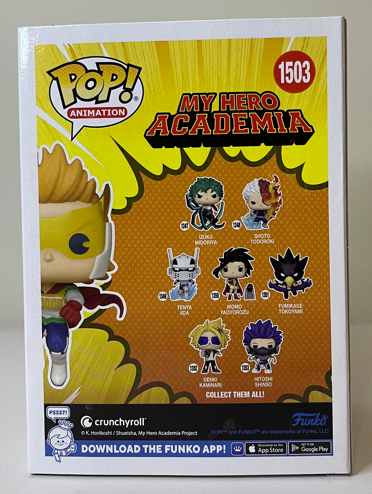 My Hero Academia Mirio Togata Funko Pop! Vinyl Figure #1503 (Exclusive) image 2