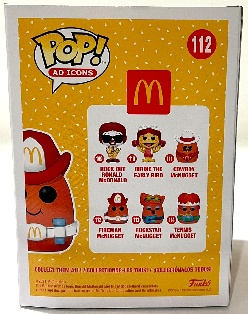 McDonald's - Fireman McNugget Funko Pop! Vinyl Figure #112 image 4
