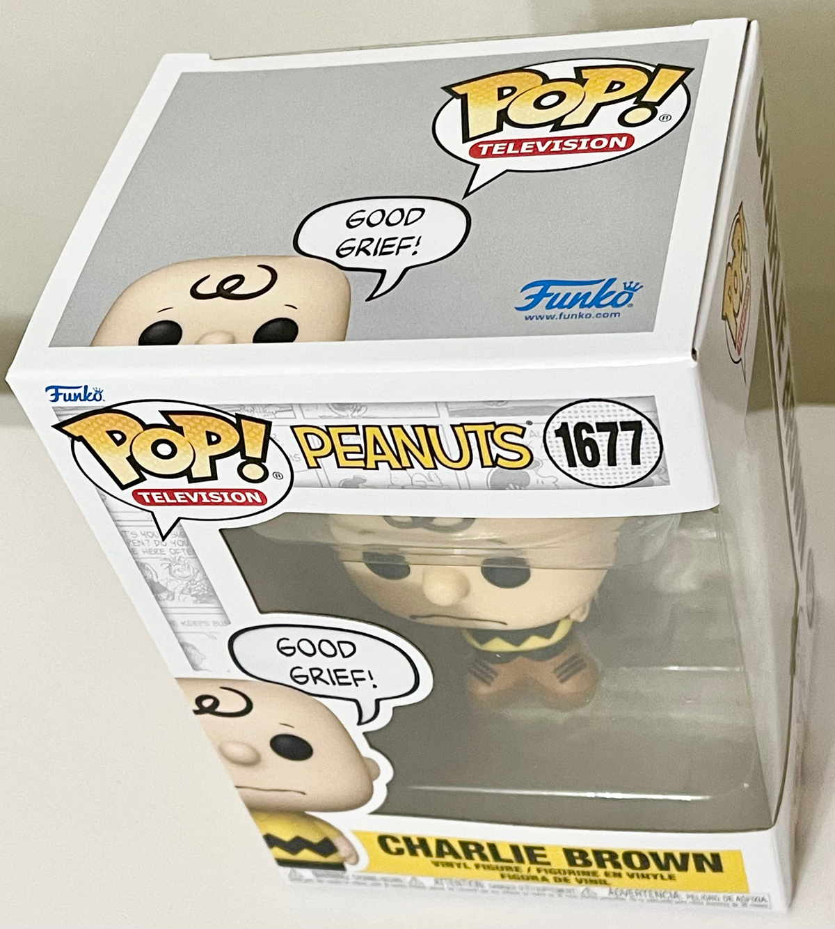 Peanuts Charlie Brown Good Grief Funko Pop Vinyl Figure #1677 image 5