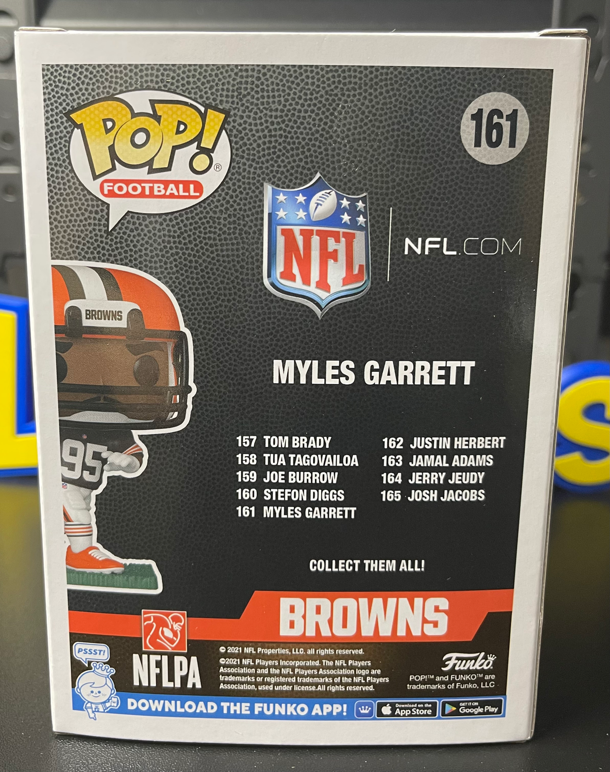 Miles Garrett Funko Pop #161 Cleveland Browns image 2