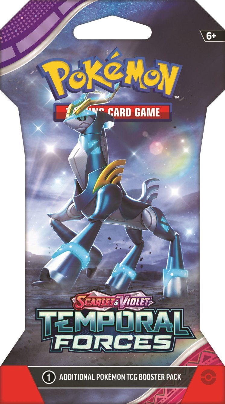 Pokemon TCG: Temporal Forces Sleeved Booster Pack - SV05 image 1