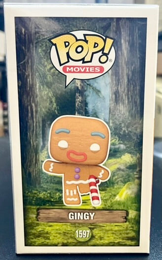 Shrek DreamWorks 30th Anniversary Gingy with Candy Cane Funko Pop! Vinyl #1597 image 1