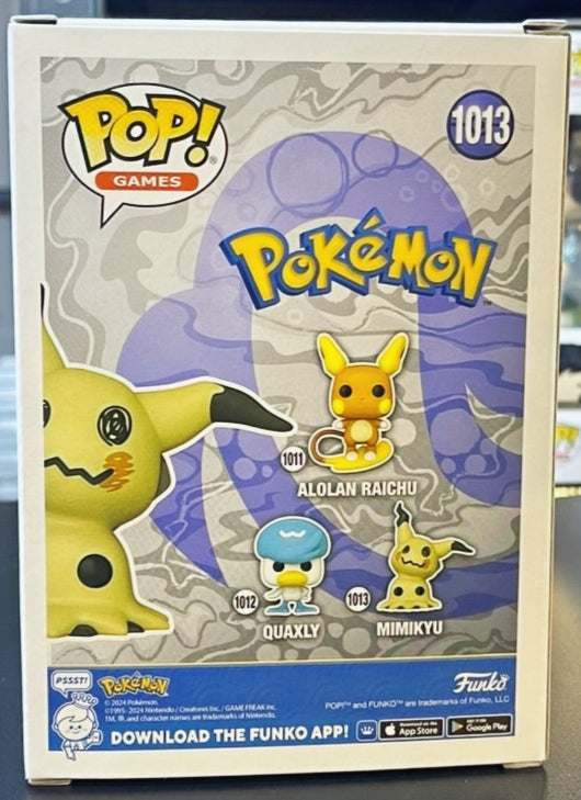 Pokemon Mimikyu Funko Pop! Vinyl Figure #1013 image 2