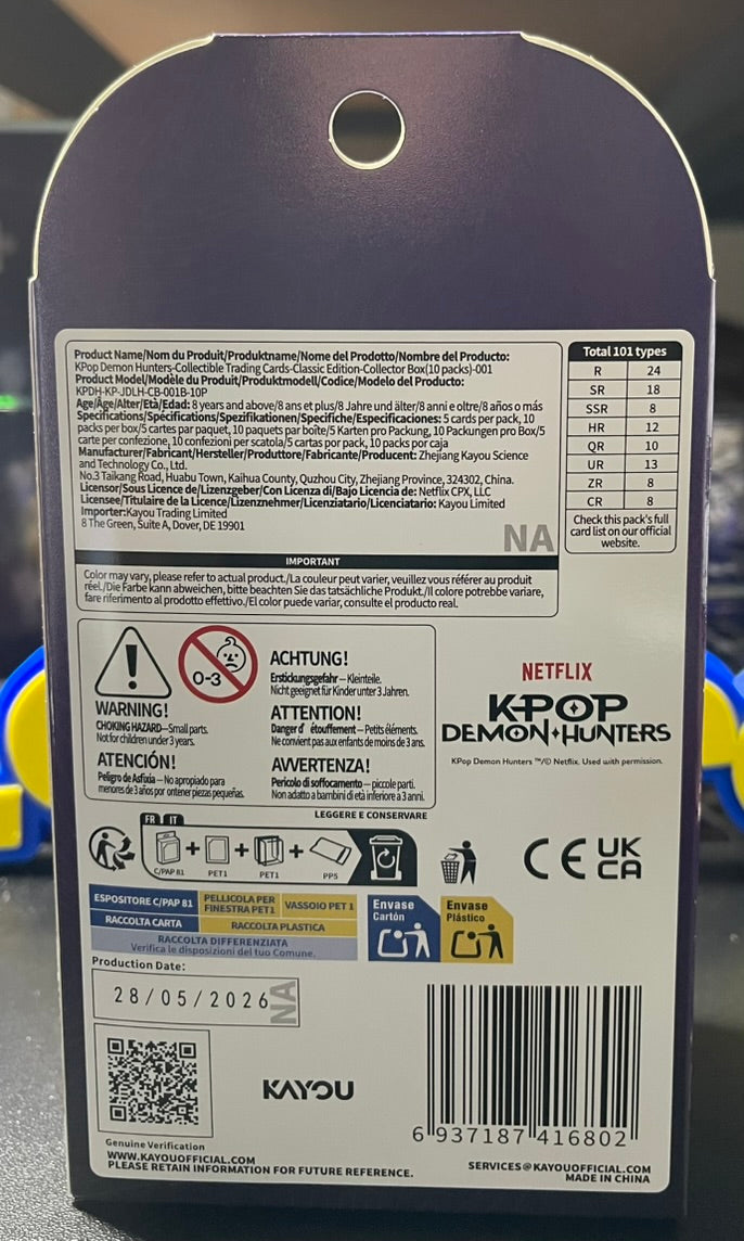 KAYOU KPop Demon Hunters Classic Edition Collector Box  – 10 Packs image 1