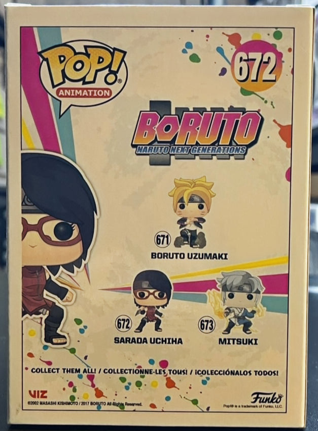 Boruto Sarada Uchiha Funko Pop! Vinyl Figure #672 image 2