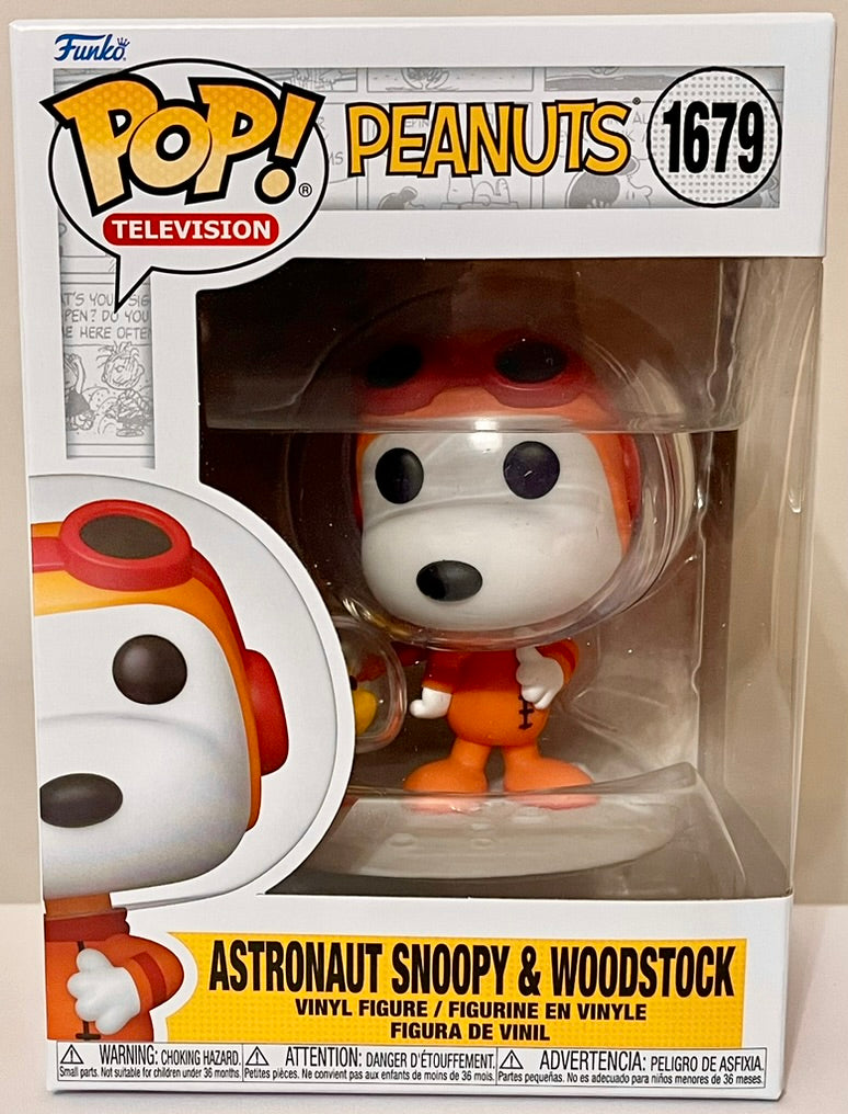 Peanuts Astronaut Snoopy & Woodstock Funko Pop Vinyl Figure #1679 image 0