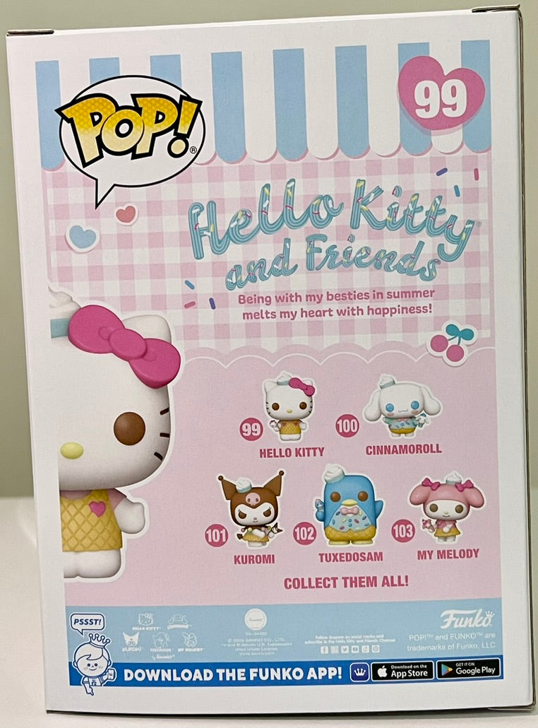 Hello Kitty and Friends Hello Kitty (Ice Cream) Funko Pop! Vinyl #99 image 3