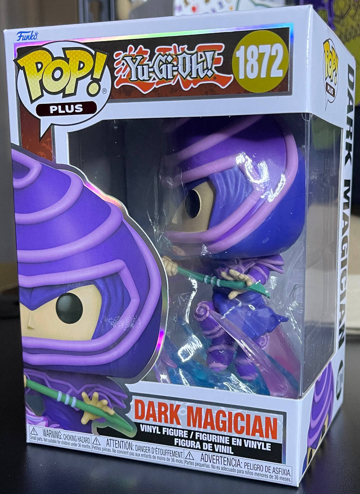 Funko Pop Plus: Yu-Gi-Oh! - Dark Magician (Attack Mode) - Vinyl Figure - #1872 image 1