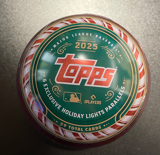 Topps Holiday Baseball Collector’s Tin 2025 – MLB Trading Cards image 0