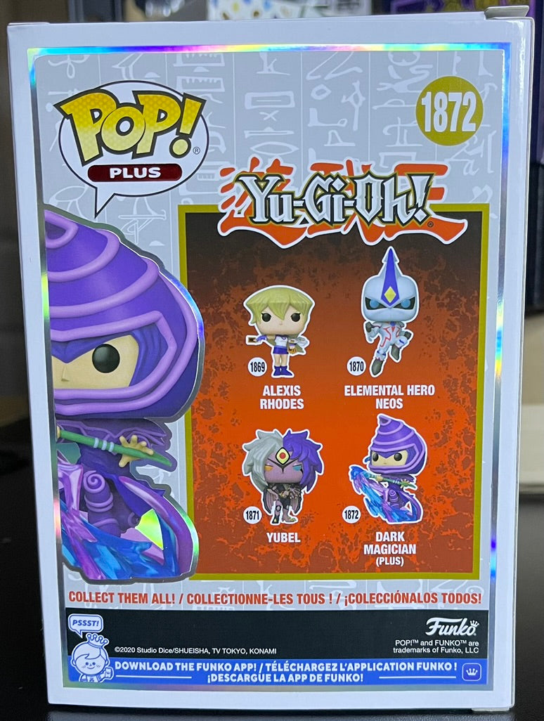 Funko Pop Plus: Yu-Gi-Oh! - Dark Magician (Attack Mode) - Vinyl Figure - #1872 image 4