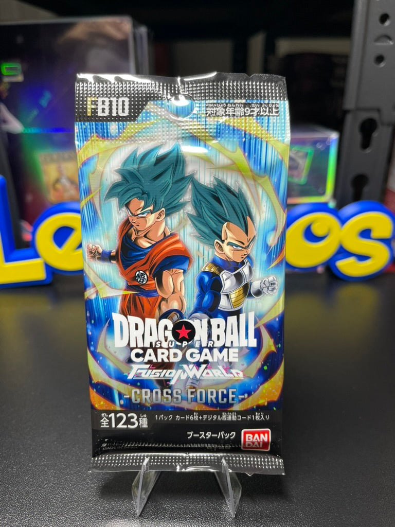 Dragon Ball Super FB10 Cross Force Booster Pack Japanese