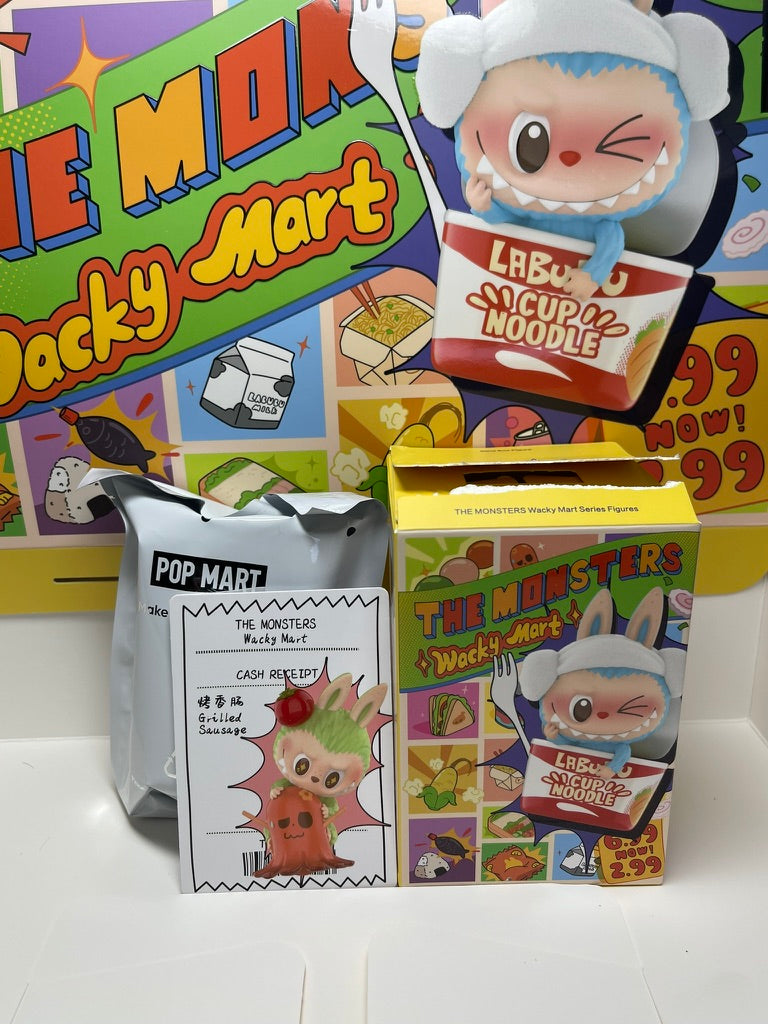 Pop Mart Labubu THE MONSTERS Wacky Mart Series Figures - Opened Box/Sealed Bag image 1