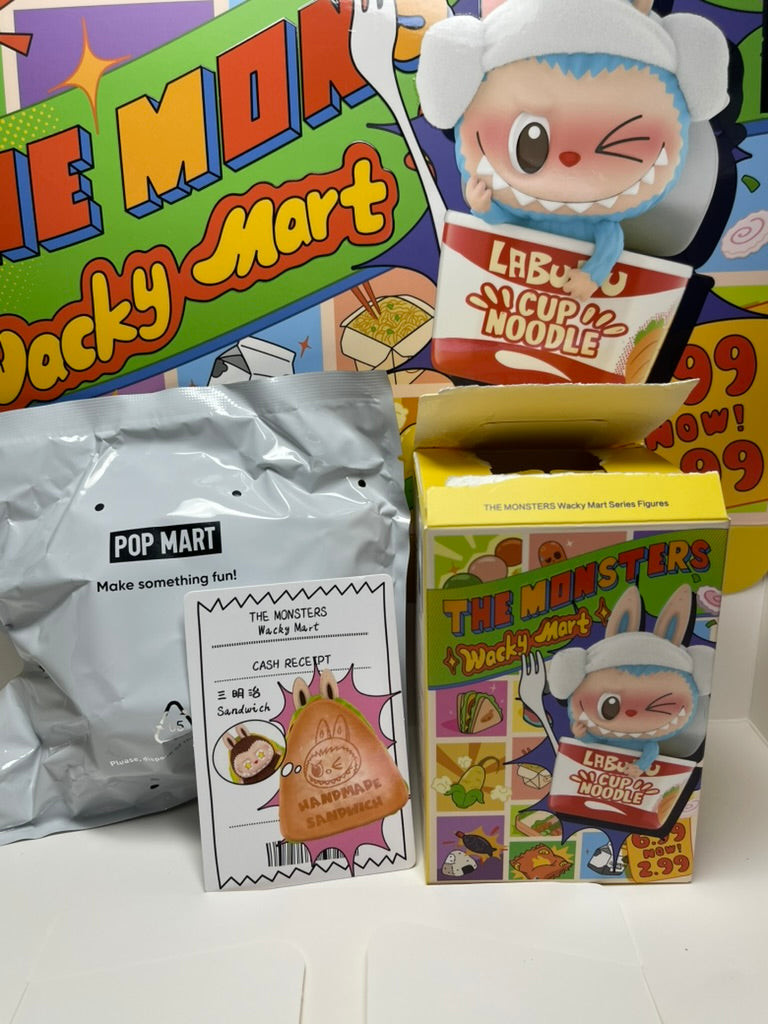 Pop Mart Labubu THE MONSTERS Wacky Mart Series Figures - Opened Box/Sealed Bag image 9