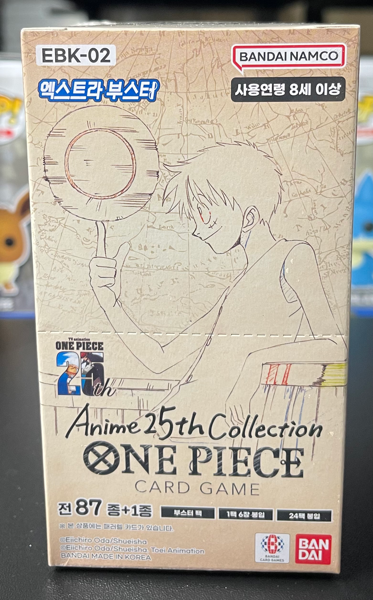 One Piece EBK-02 Anime 25th Collection Box - Booster Box - Korean image 0