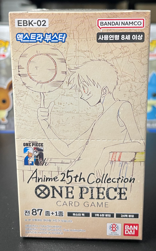 One Piece EBK-02 Anime 25th Collection Box - Booster Box - Korean image 0