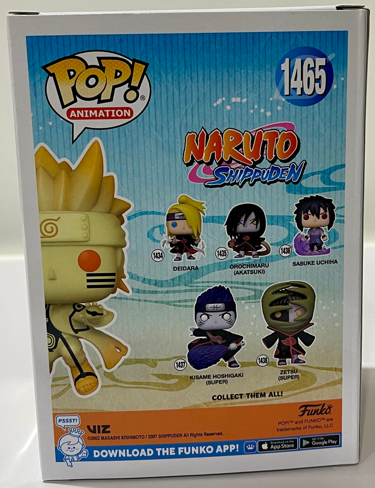 Naruto: Shippuden Naruto Uzumaki Kurama Link Mode Funko Pop! Vinyl Figure #1465 image 2