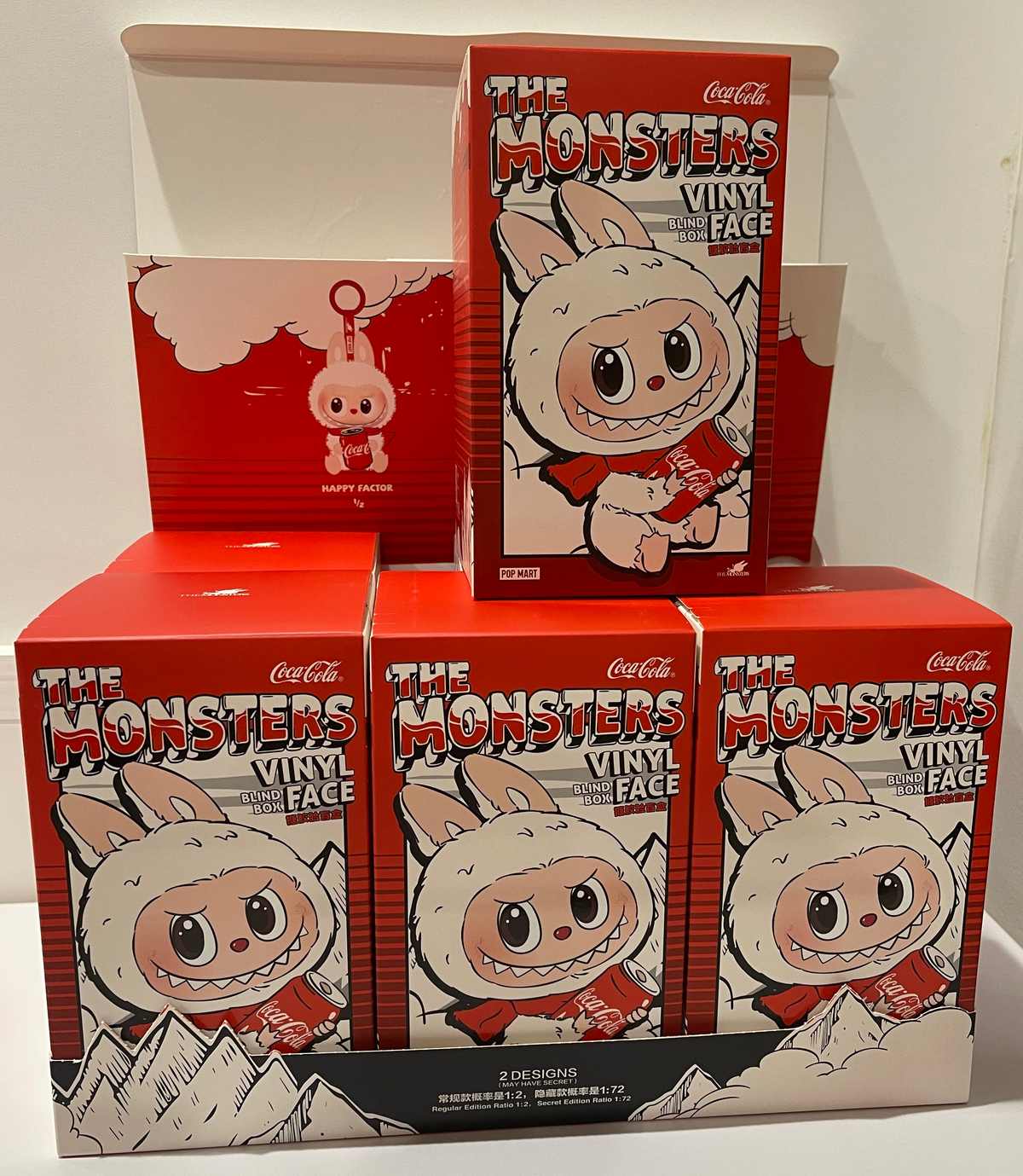 POP MART Labubu THE MONSTERS COCA-COLA SERIES-Vinyl Face - Blind Box image 0