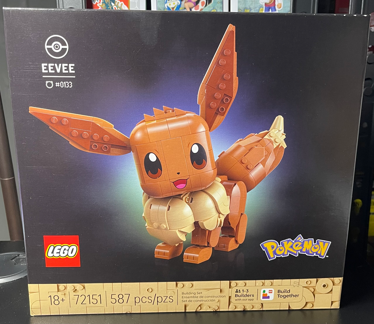 LEGO Pokemon Eevee Building Set 72151 image 0