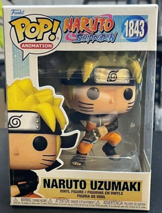 Naruto: Shippuden Naruto Uzumaki with Shuriken Funko Pop! Vinyl Figure #1843 image 0