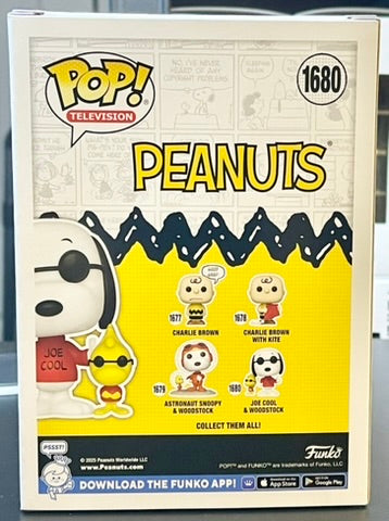 Peanuts Snoopy Joe Cool & Woodstock Funko Pop Vinyl Figure and Buddy #1680 image 2