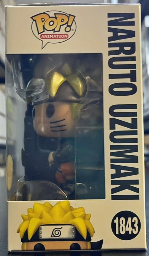 Naruto: Shippuden Naruto Uzumaki with Shuriken Funko Pop! #1843 - CHASE image 3