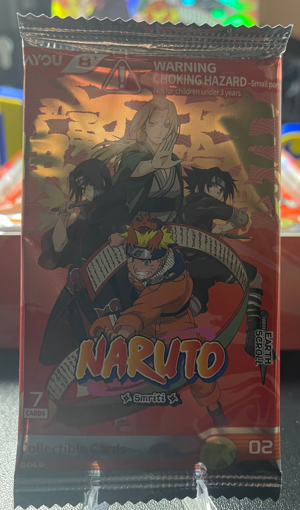 Naruto Smriti Earth Scroll Series 2 Collectible Card - Booster Pack image 0