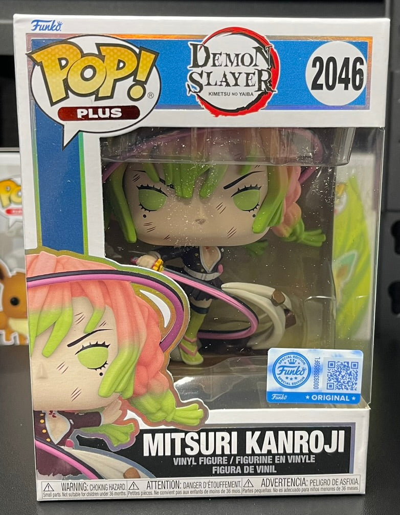 Funko Pop Plus Demon Slayer Mitsuri Kanroji #2046 Exclusive Vinyl Figure image 0