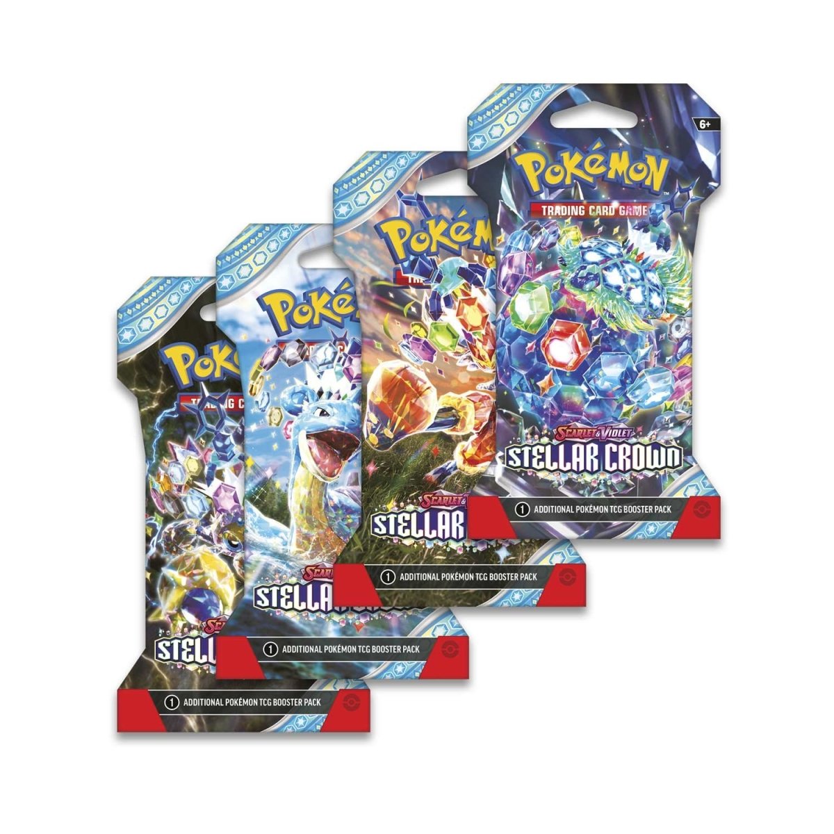 Pokemon TCG: Stellar Crown Sleeved Booster Pack - SV07 image 0