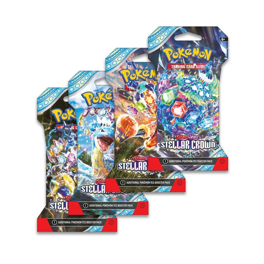 Pokemon TCG: Stellar Crown Sleeved Booster Pack - SV07 image 0