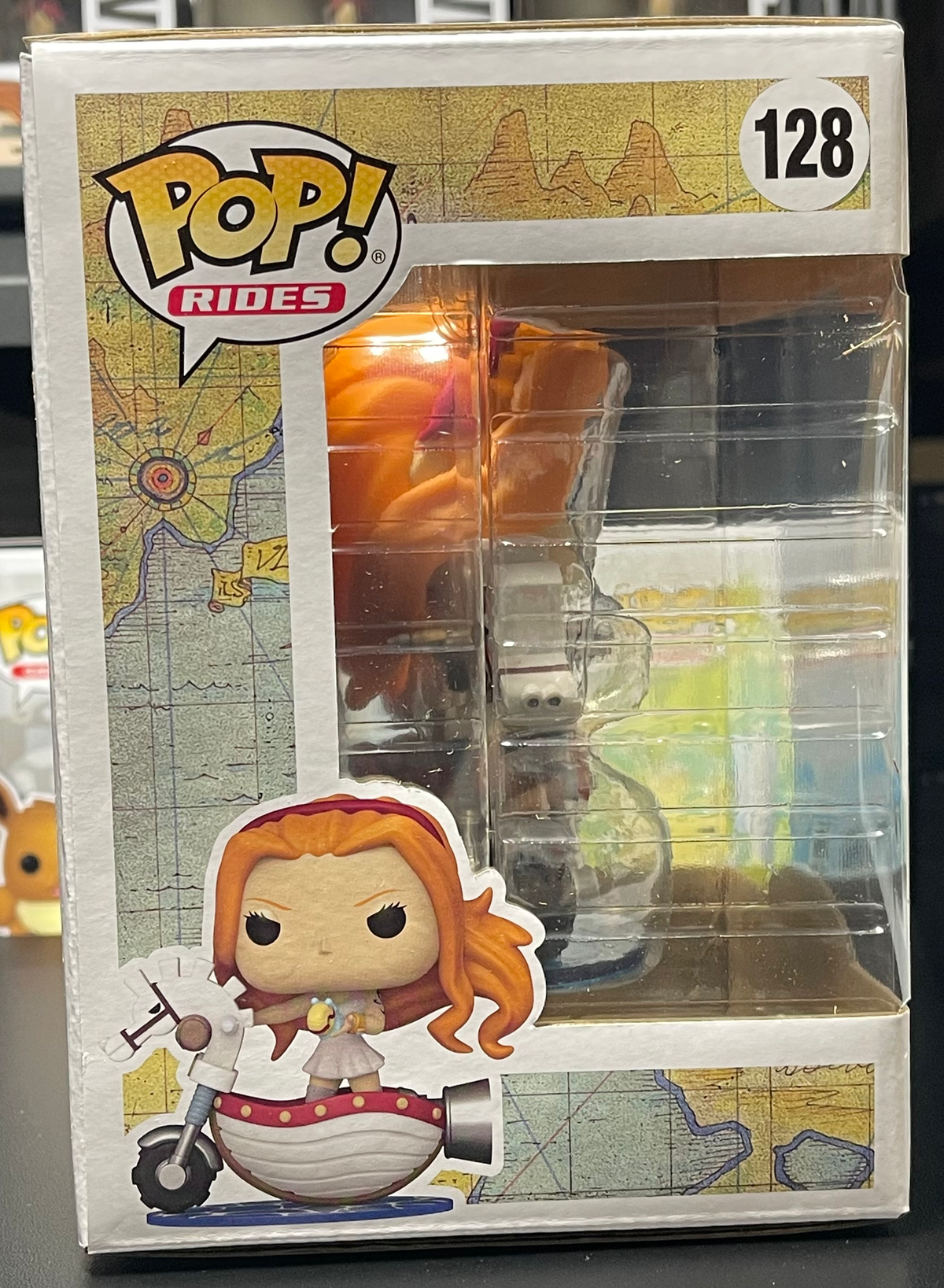 One Piece Nami with White Hobby Horse Funko Pop! Rides Deluxe #128 image 3