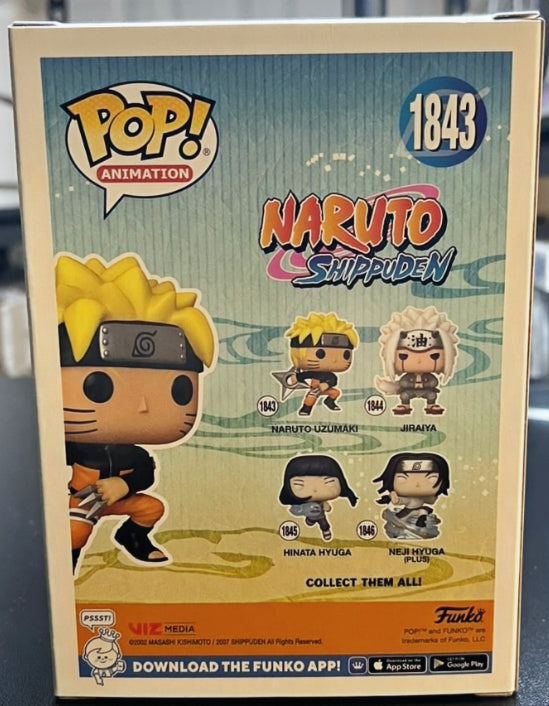 Naruto: Shippuden Naruto Uzumaki with Shuriken Funko Pop! Vinyl Figure #1843 image 2