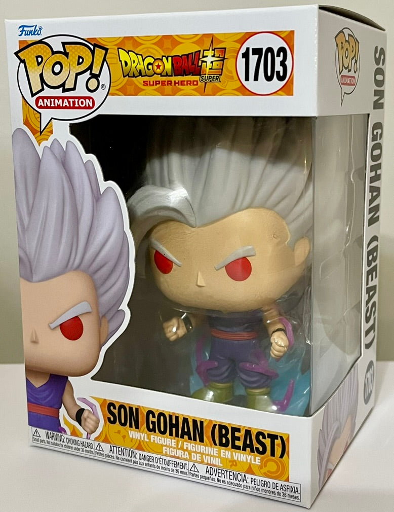 Dragon Ball Super: Super Hero Son Gohan (Beast) Funko Pop! Vinyl Figure #1703 image 1