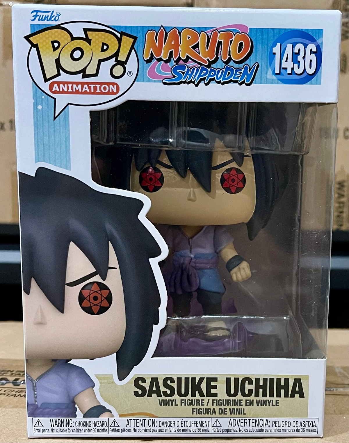 Naruto: Shippuden Sasuke Uchiha Funko Pop! Vinyl Figure #1436 image 0