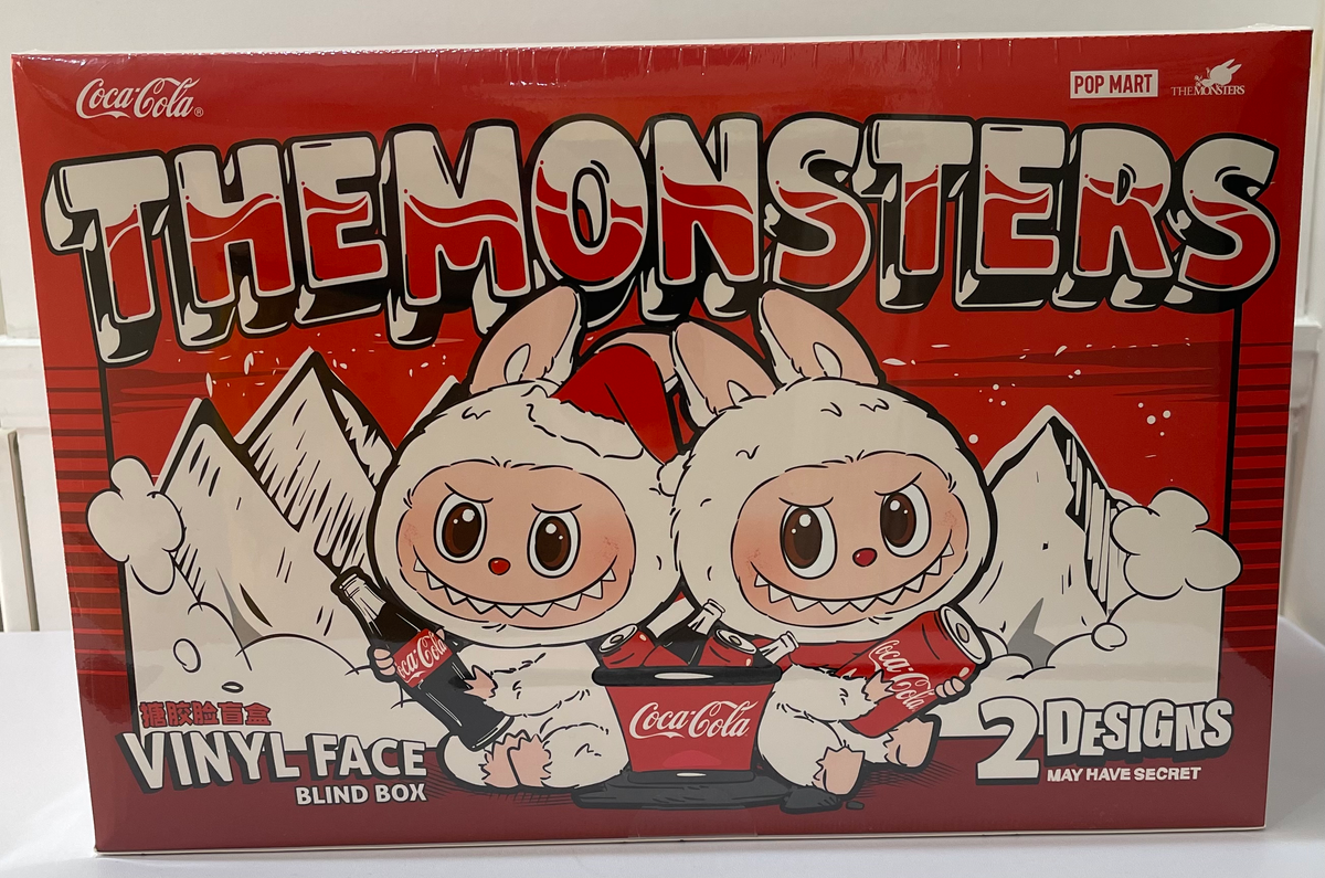 POPMART LABUBU The Monsters Coca Cola Vinyl Face SEALED CASE image 0
