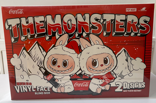 POPMART LABUBU The Monsters Coca Cola Vinyl Face SEALED CASE image 0