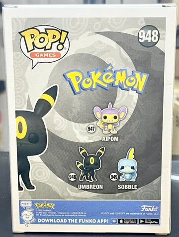 Pokemon Umbreon Funko Pop! Vinyl Figure #948 image 2