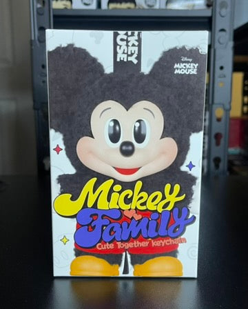 POP MART Mickey Family Cute Together Keychain Series - Blind Box image 0